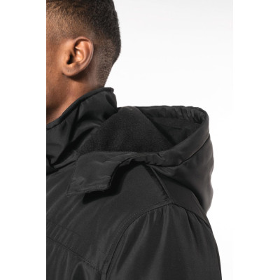 Parka with removable hood
